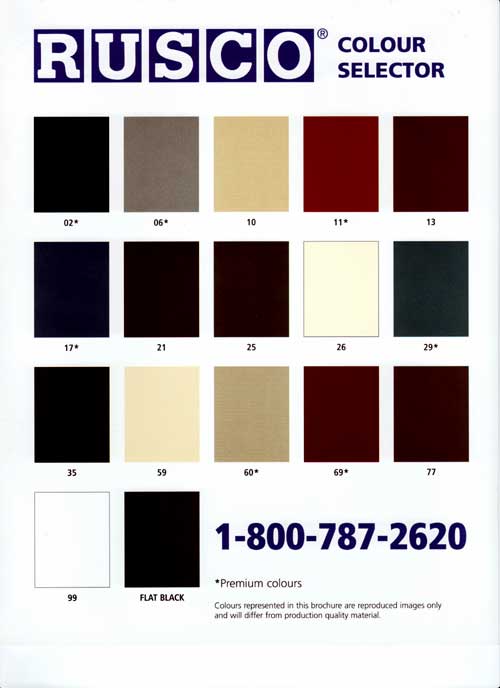 Therma Tru Door Color Chart